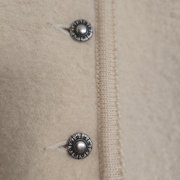 Geiger Vintage Women's Boiled Wool Jacket - Ivory (68071) - Picture 7 of 12